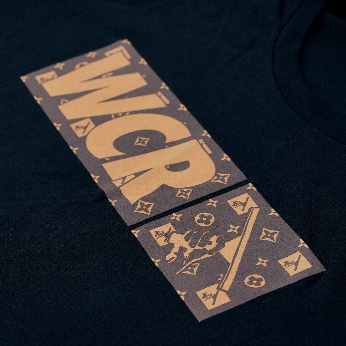 WCR Luxury T-Shirt Black Flat View