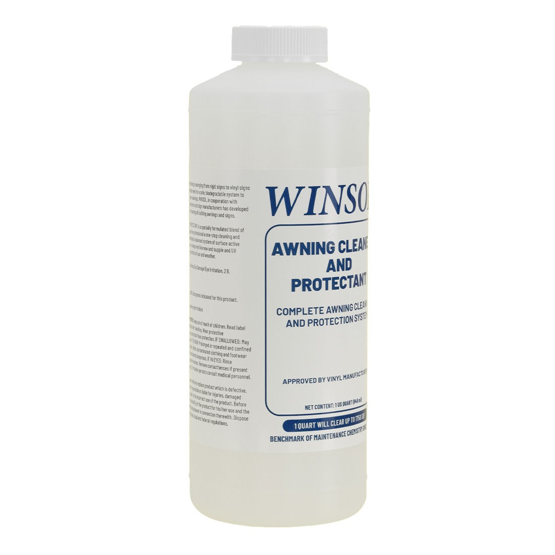 Winsol Awning Cleaner and Protectant Quart Side View