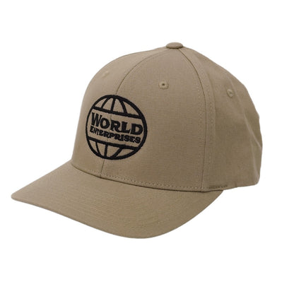 World Enterprises Hat Khaki Right Angle View