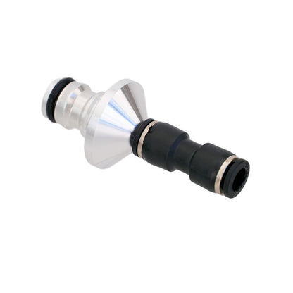 Angled view of XERO Premium Quick Connect Push to Fit Set - 5/16 Inch for water fed pole systems.