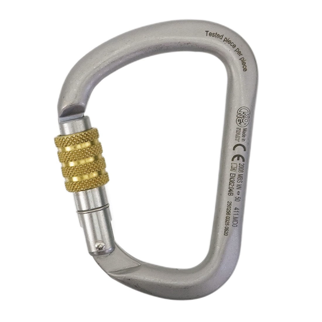 Kong X-Large Carbon Screw Sleeve Carabiner Back View