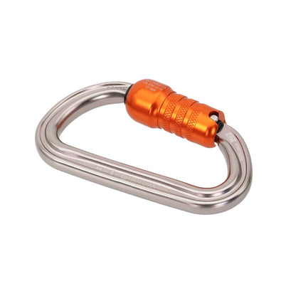 Petzl Bm'D Carabiner Gray Left Angle View