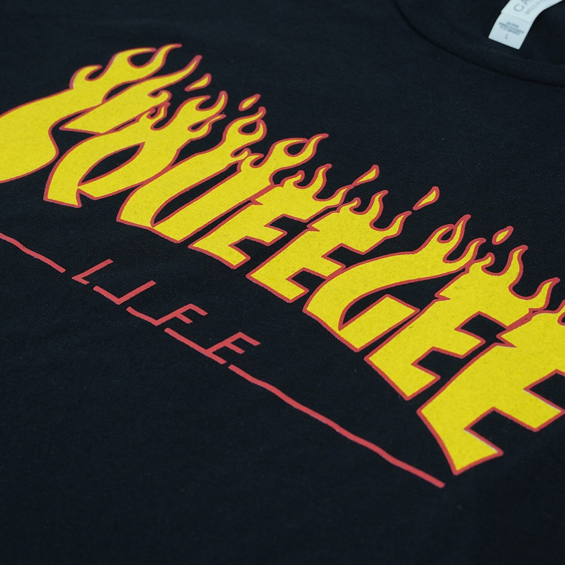 Squeegee Life Glass Thrasher Design T-Shirt Flat View