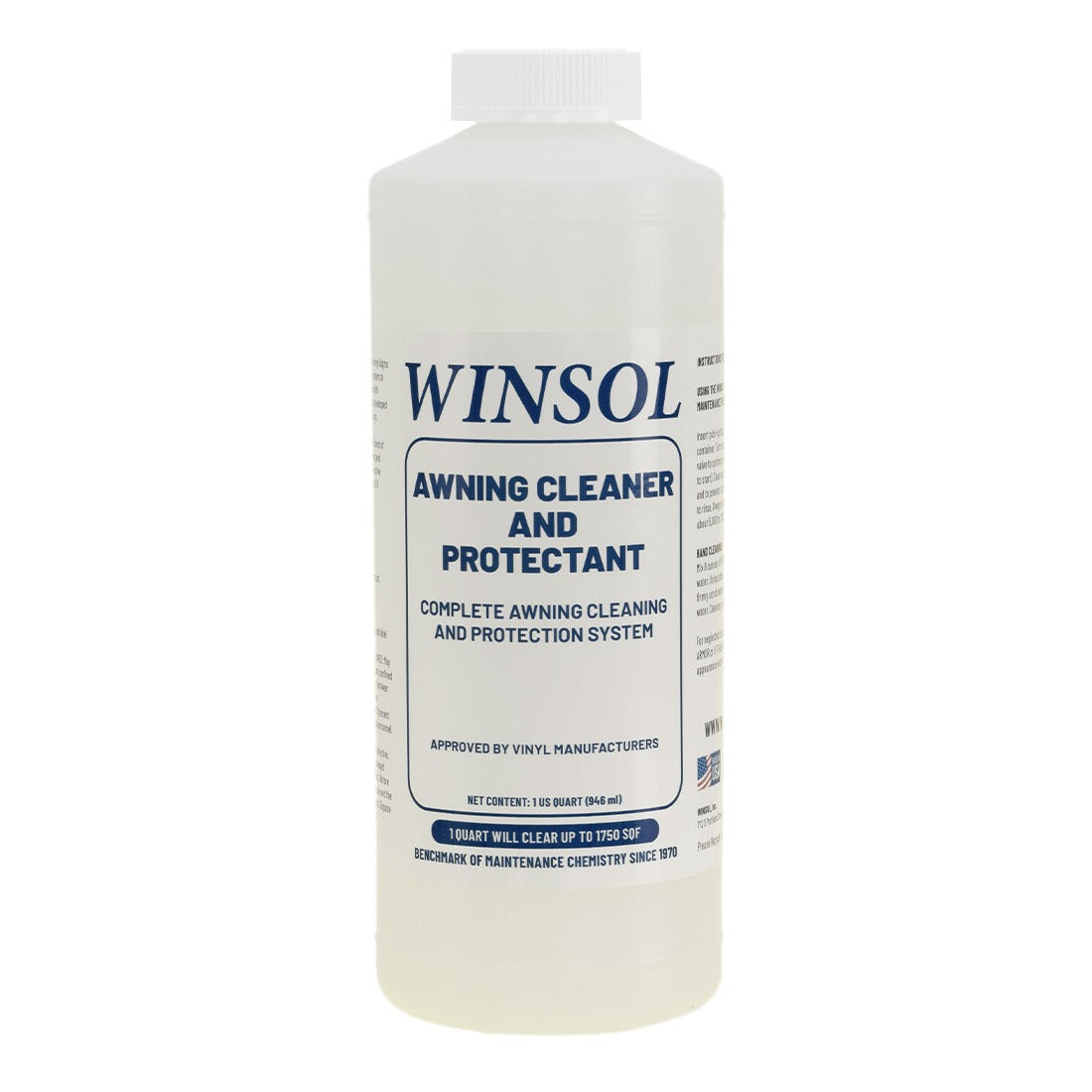 Winsol Awning Cleaner and Protectant Quart Main View