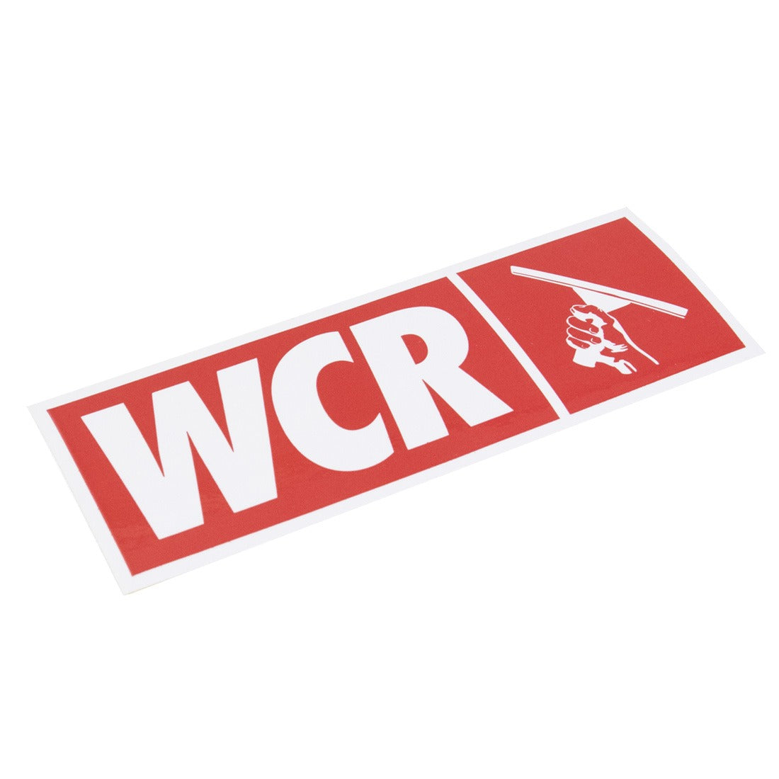 WCR Stickers Red Angle View