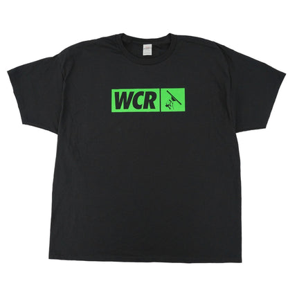WCR Black/Green Tee Flat View