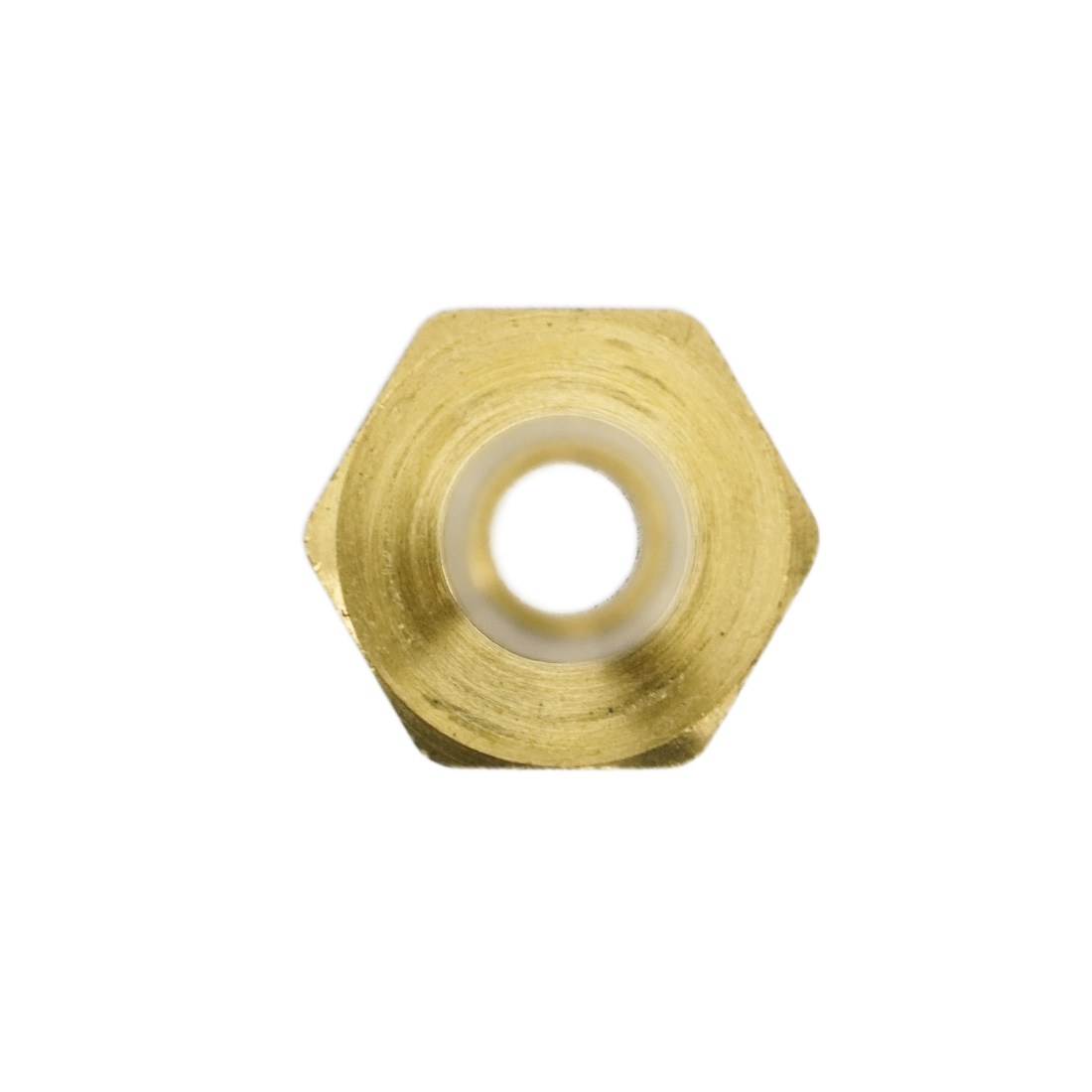 Tucker Hose Insert and Male Thread - 1/4 Inch Bottom View