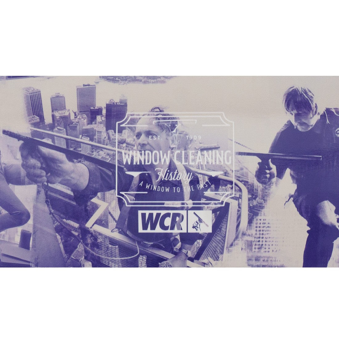 WCR Skateboard Deck - Window Cleaning History Zoom View