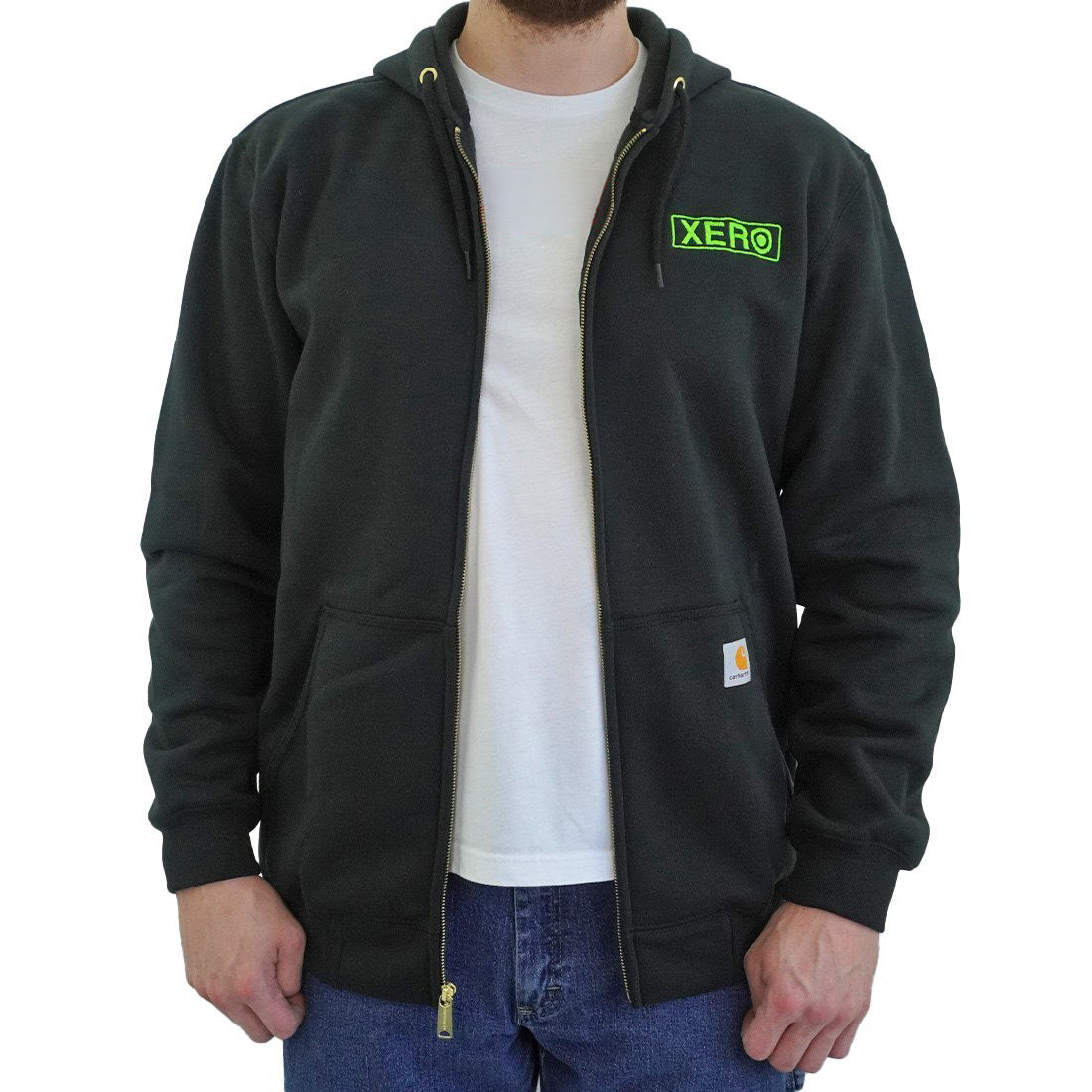 XERO Degree Carhartt Zip-Up Unzipped View
