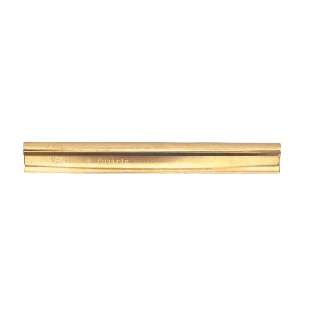 Maykker Brass Squeegee Channel 6 Inch View