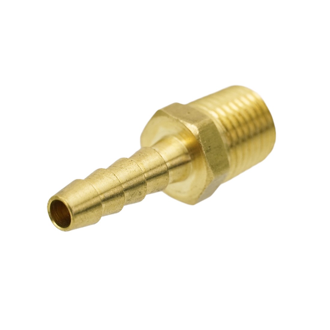 Tucker Hose Insert and Male Thread - 1/4 Inch Top Angle View