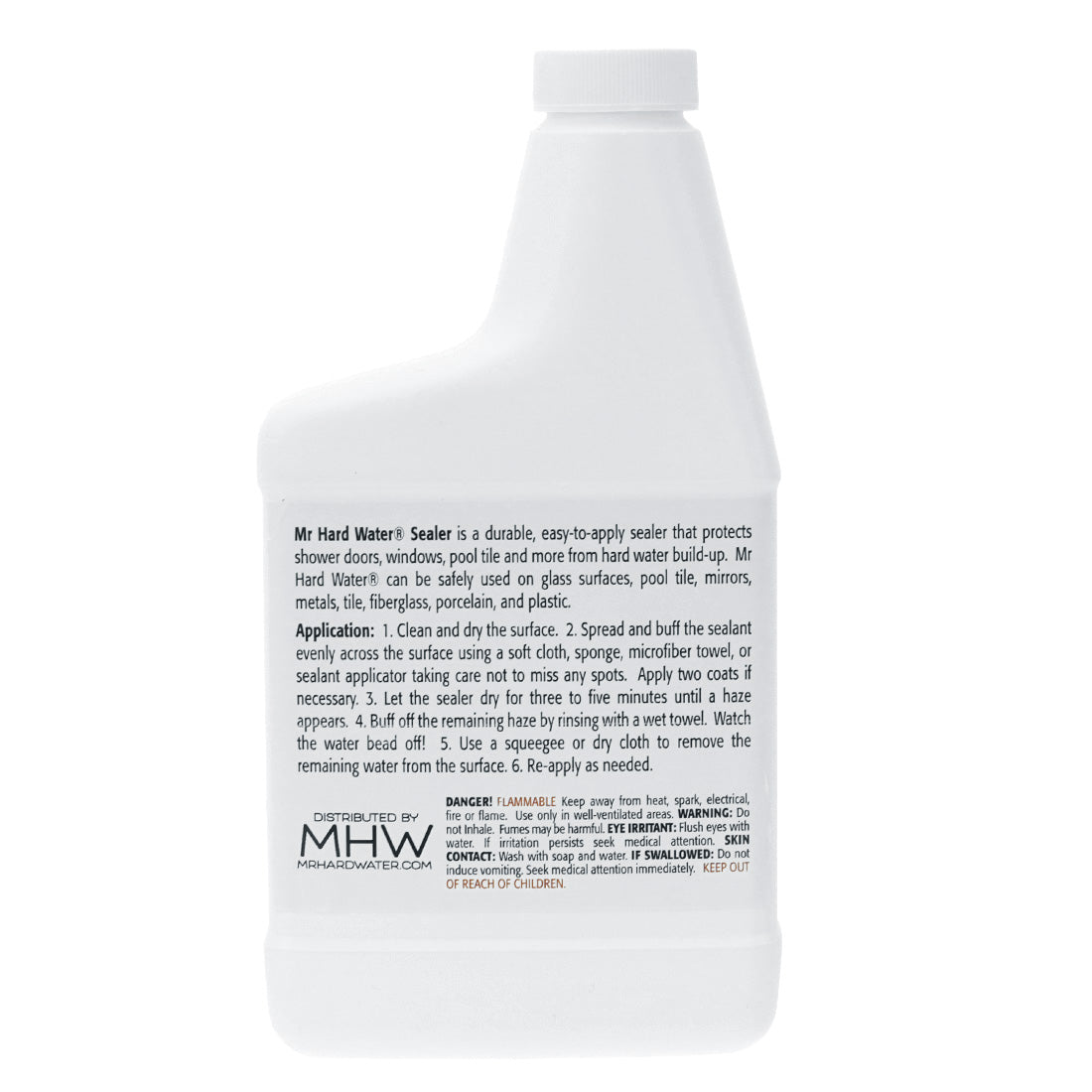 JFlint Mr. Hard Water Protectant Sealant Back View