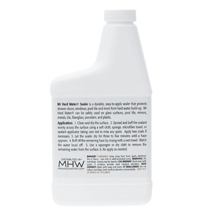 JFlint Mr. Hard Water Protectant Sealant Back View