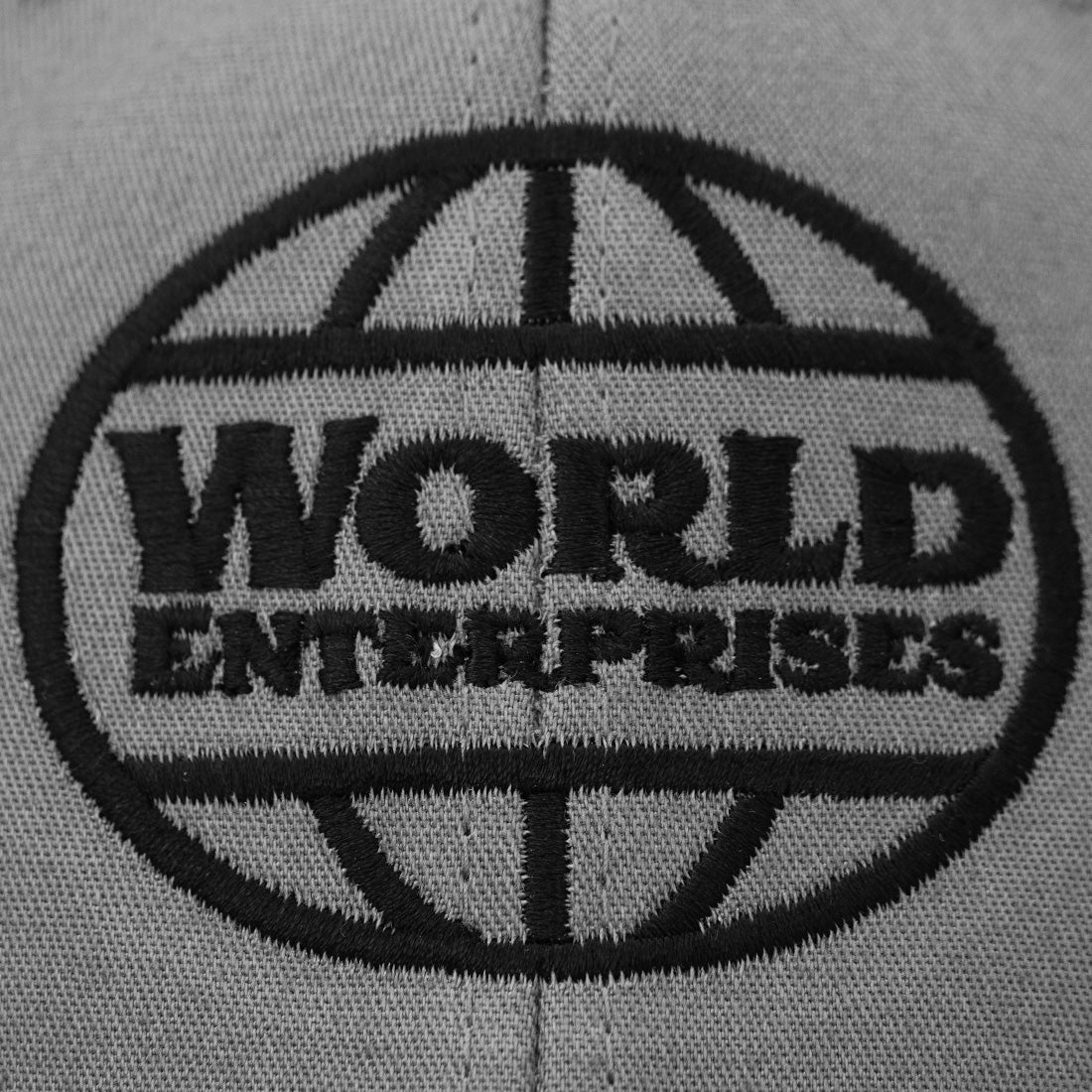 World Enterprises Hat Gray Logo View