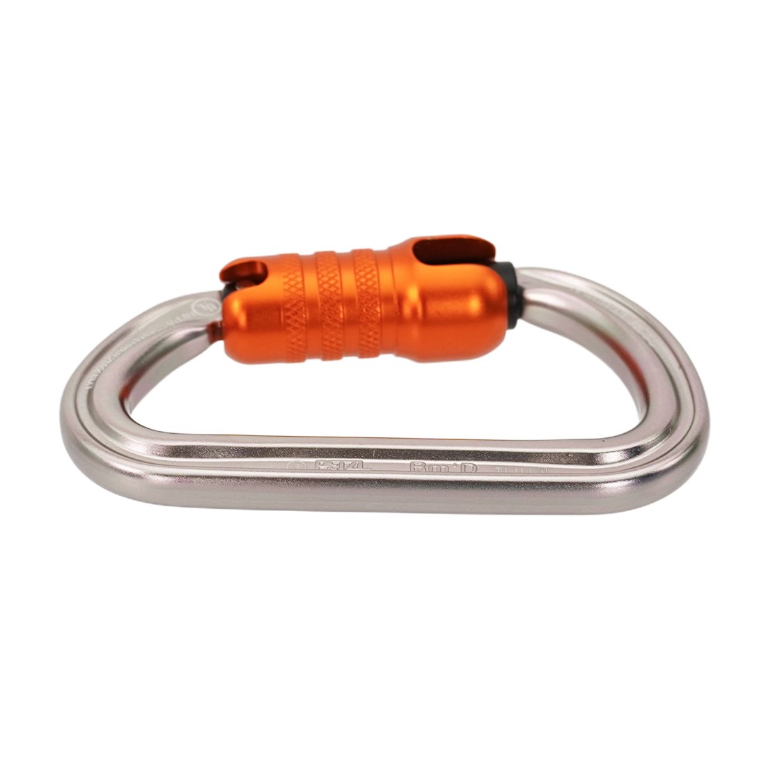 Petzl Bm'D Carabiner Gray Side View
