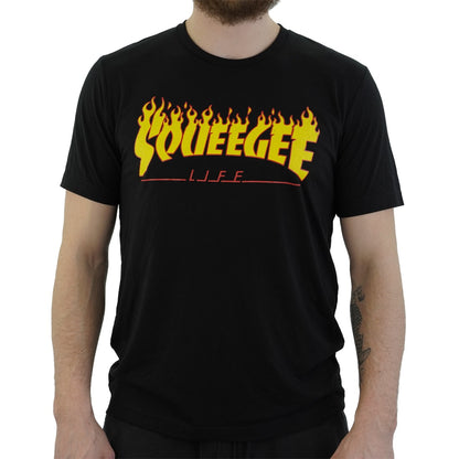 Squeegee Life Glass Thrasher Design T-Shirt Front View