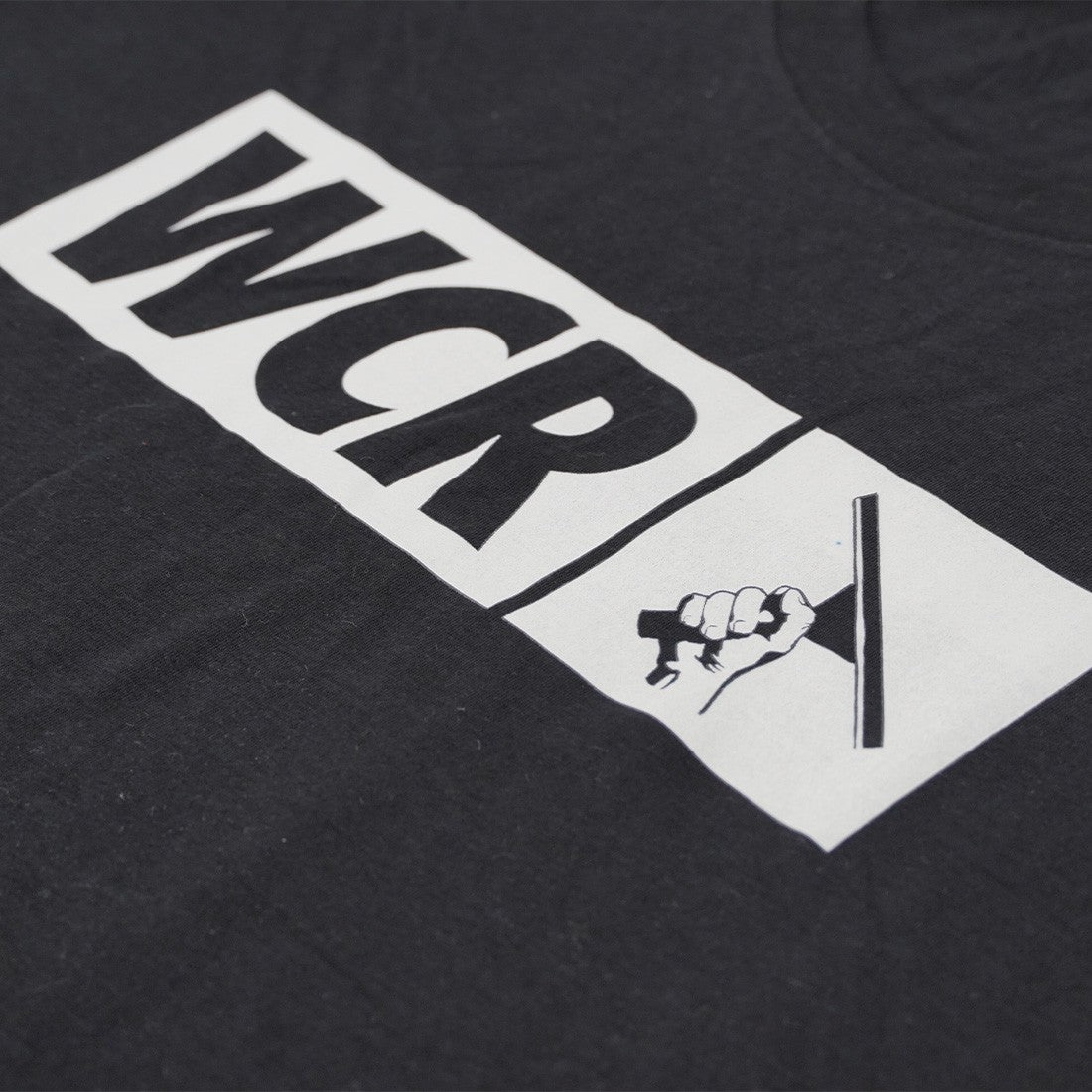 WCR Glow In The Dark T-Shirt Black Flat Angle View
