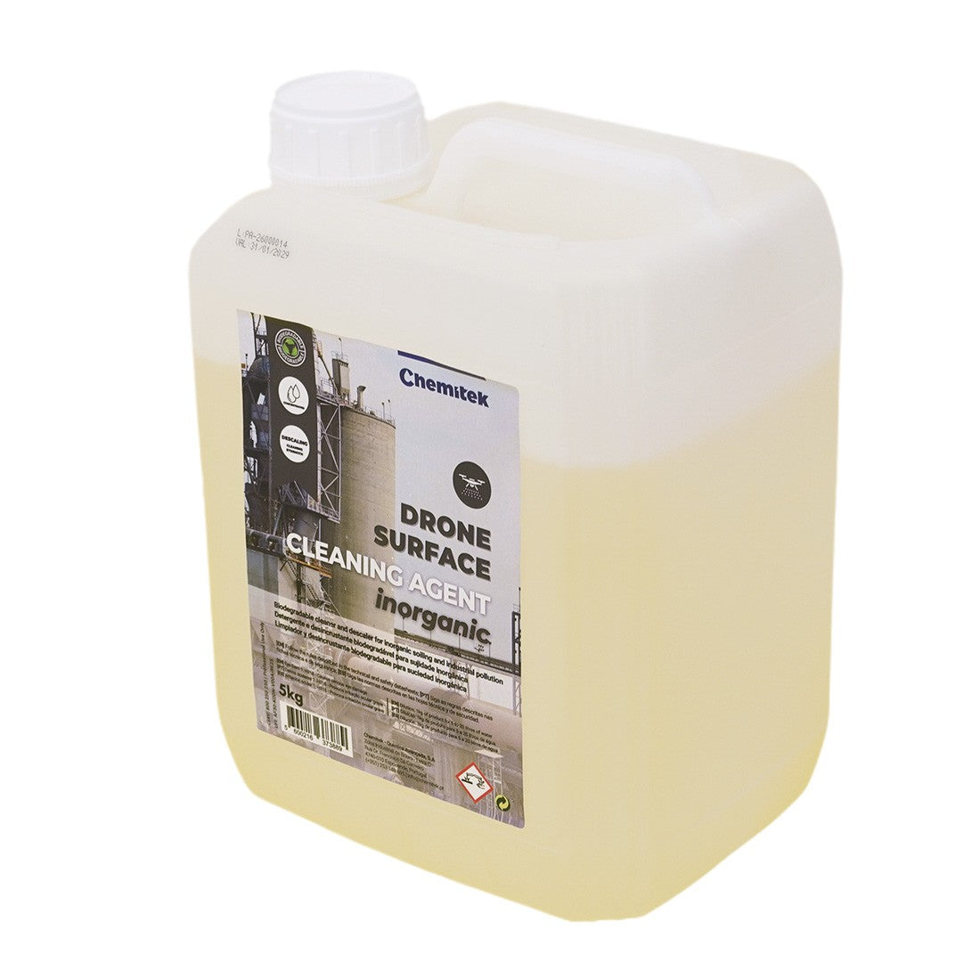 Chemitek Inorganic Drone Surface Cleaning Agent Angle View