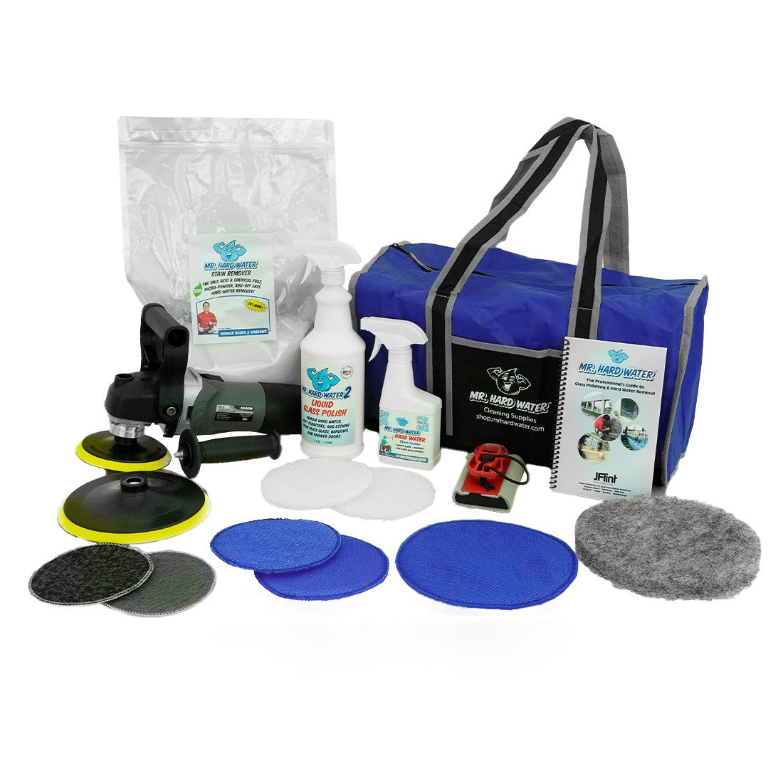 JFlint Mr. Hard Water Deluxe Shower Door and Window Kit Main View