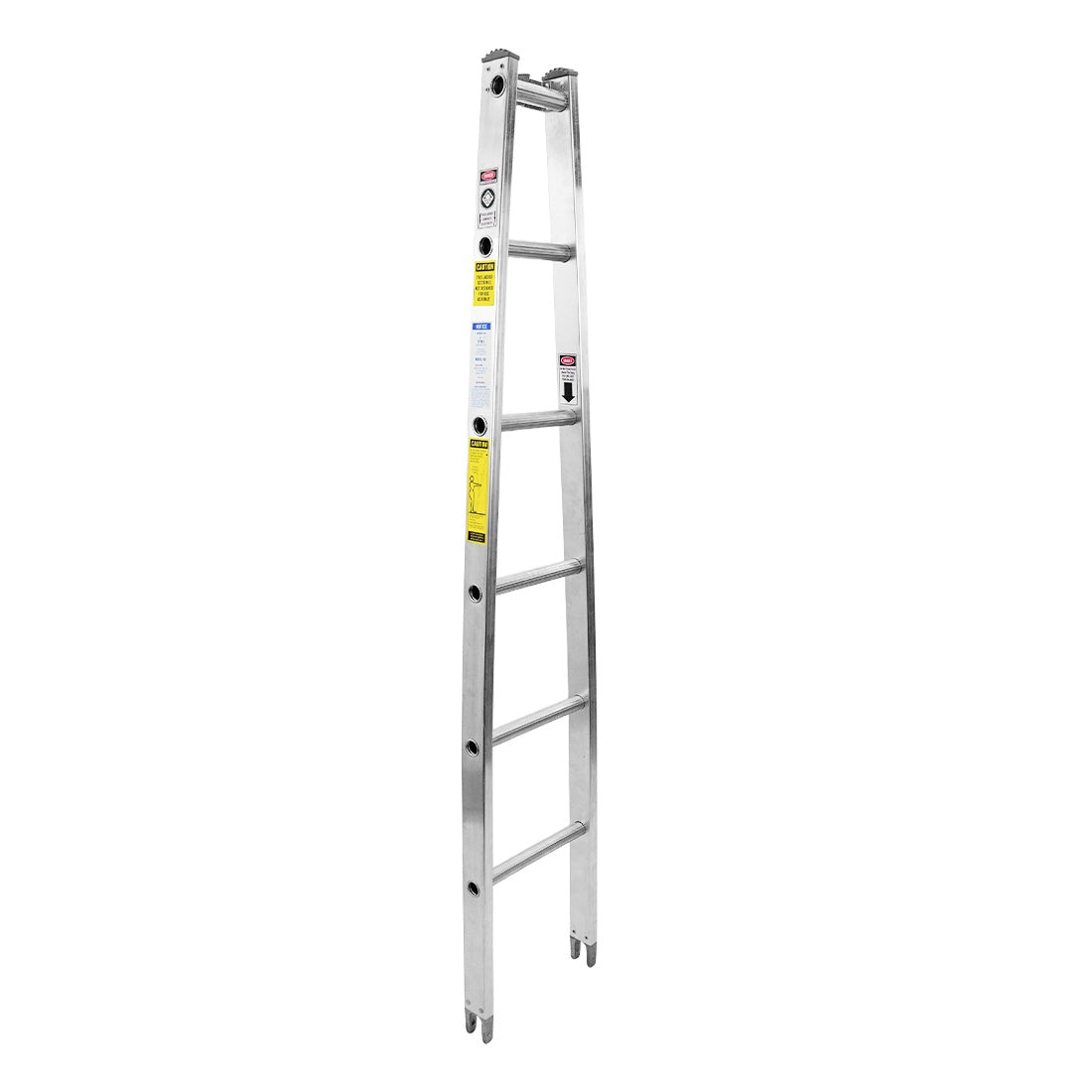Metallic Ladder Top Vee Groove - 6 Foot Left Side View