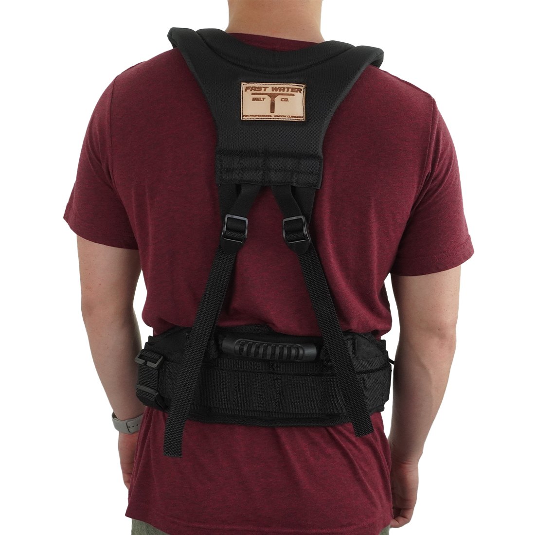 Fast Water Padded Work Belt System Person Back View