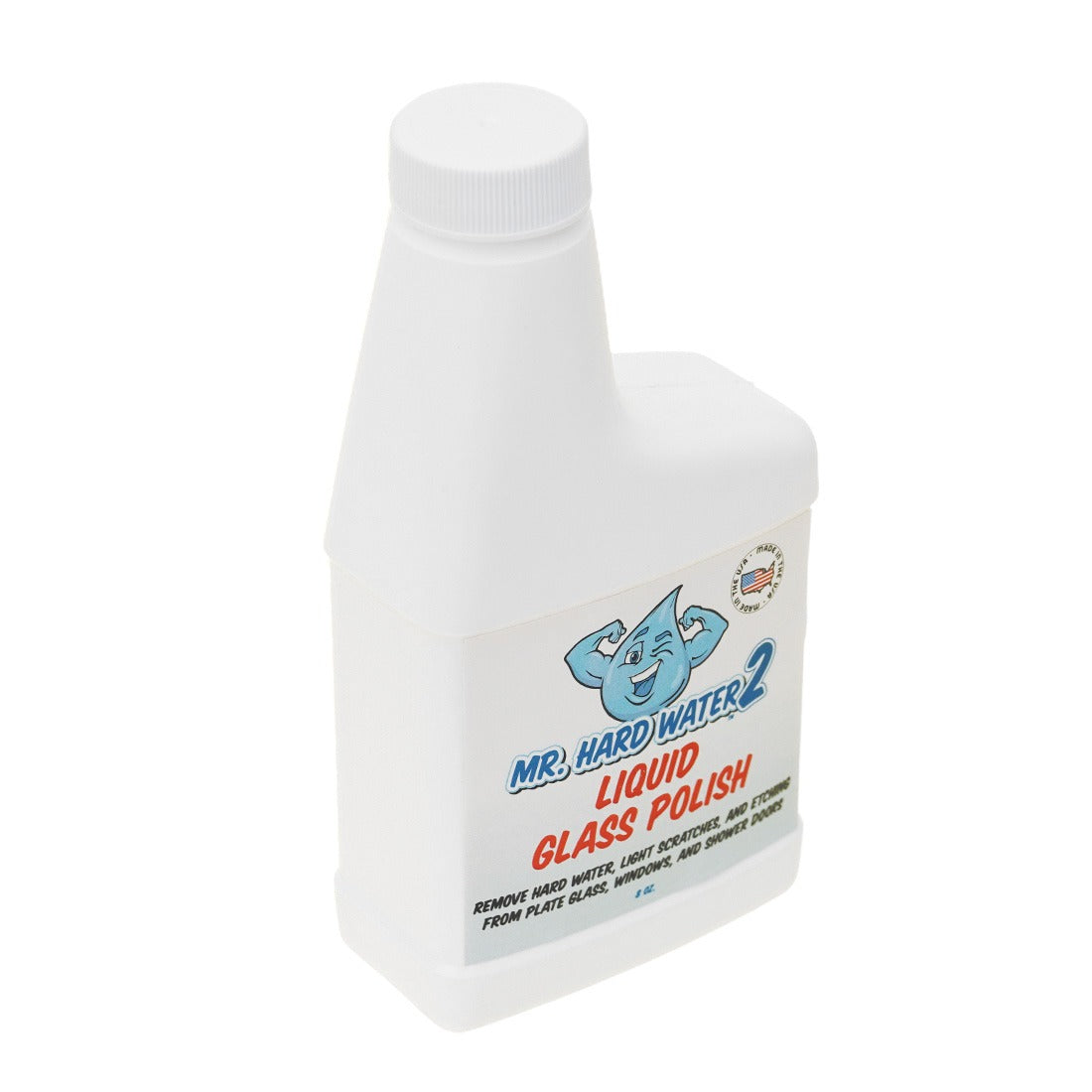 JFlint Mr. Hardwater Liquid Polish 8 oz Left Angle View