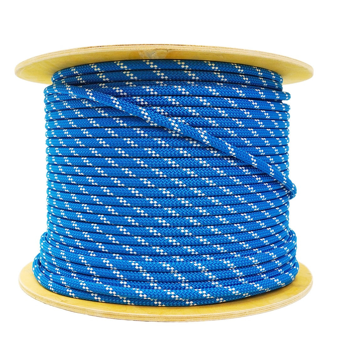 New England Rope KM III Blue/White Tracer 7_16 Inch 800 Foot - Main View