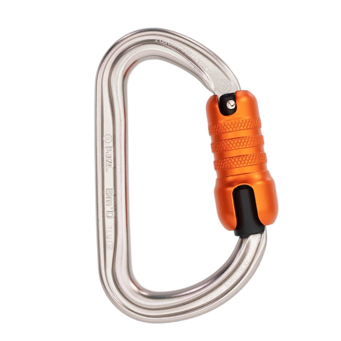 Petzl Bm'D Carabiner Gray Upside Down View