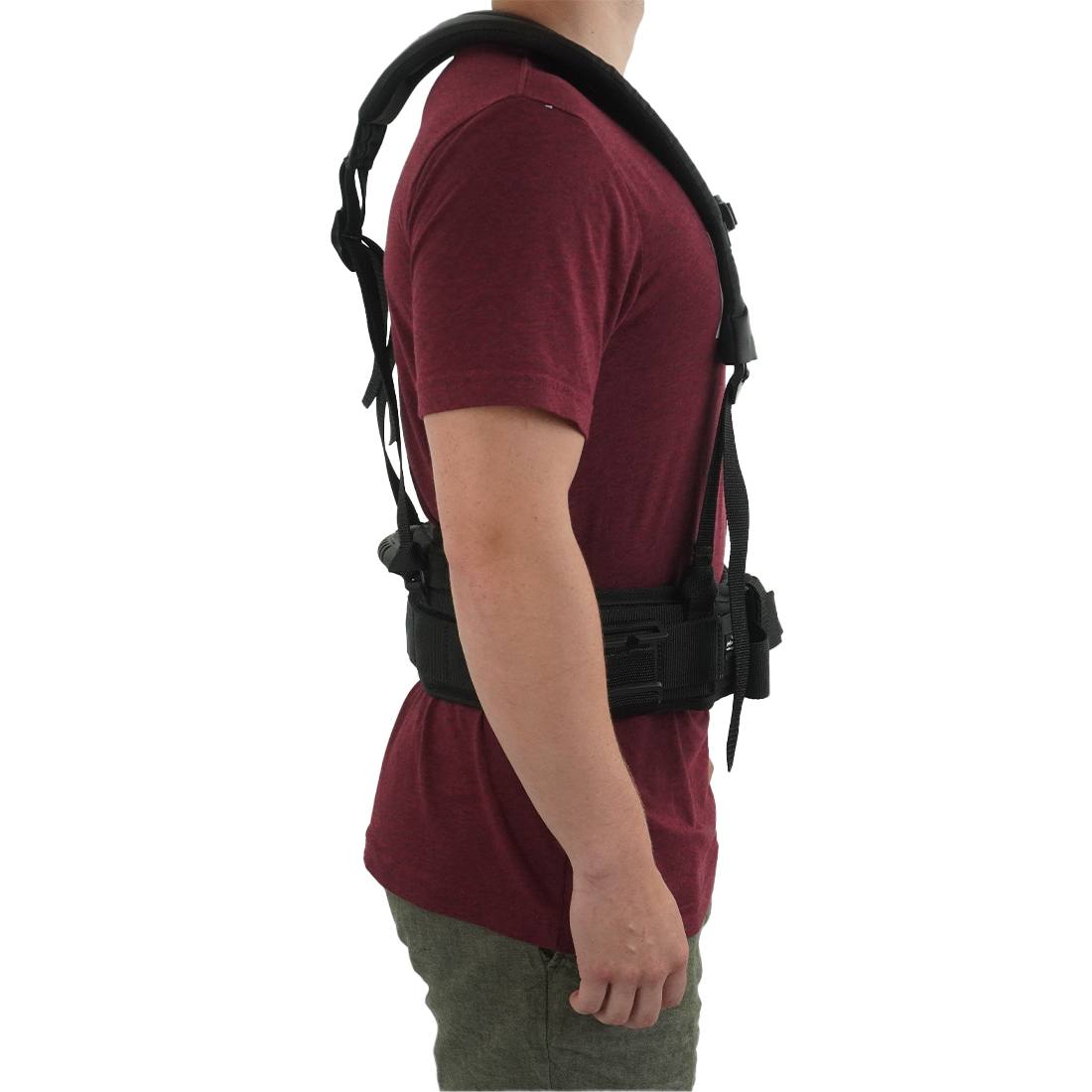 Fast Water Padded Work Belt System Person Side View