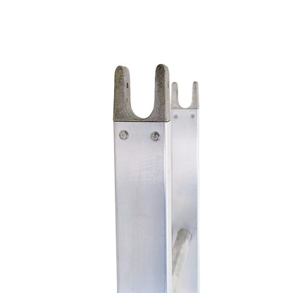 Metallic Ladder Top Vee Groove - 6 Foot Bottom Angle View