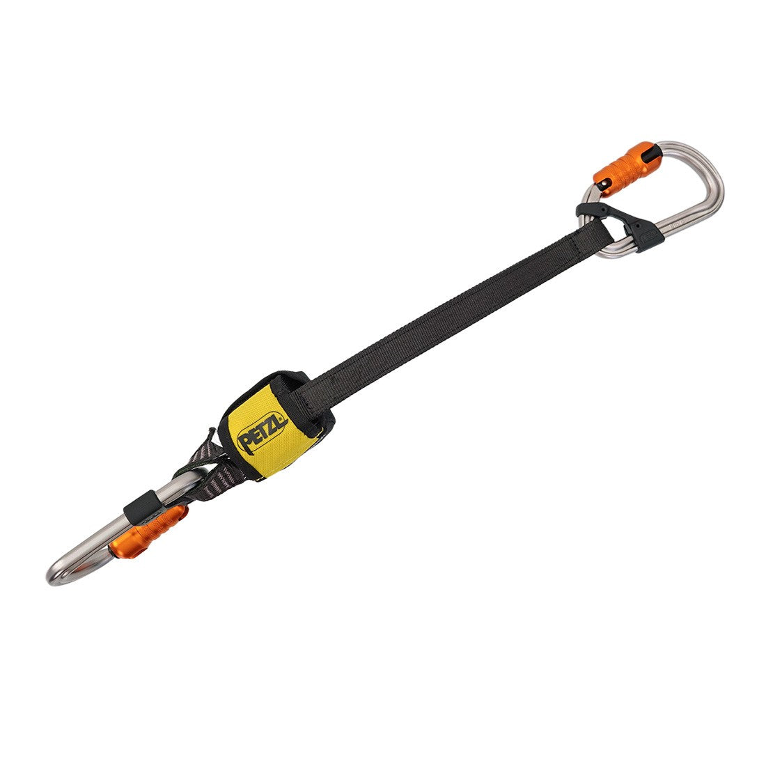 Petzl ASAP’SORBER with Carabiners Front View