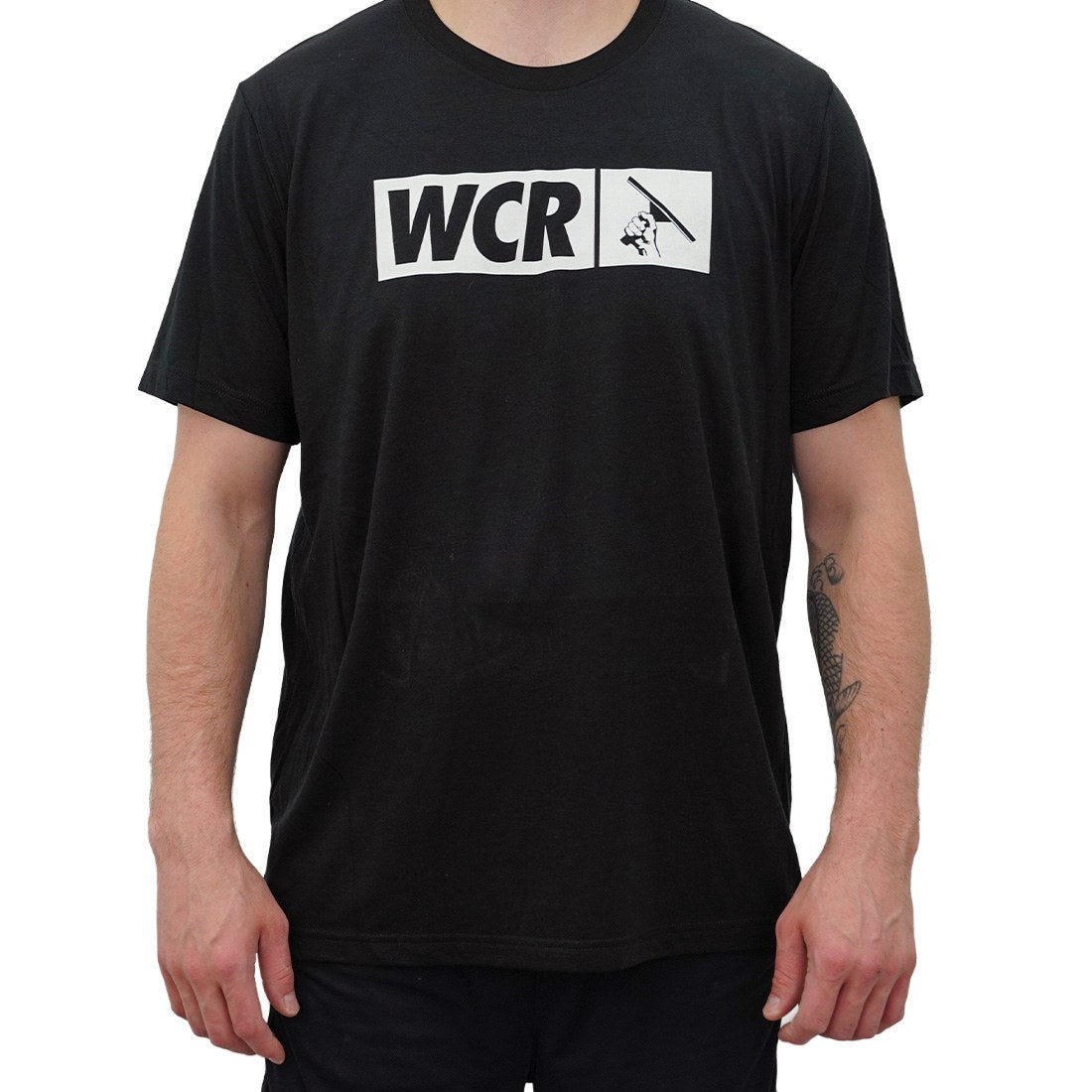 WCR Glow In The Dark T-Shirt Black Model View