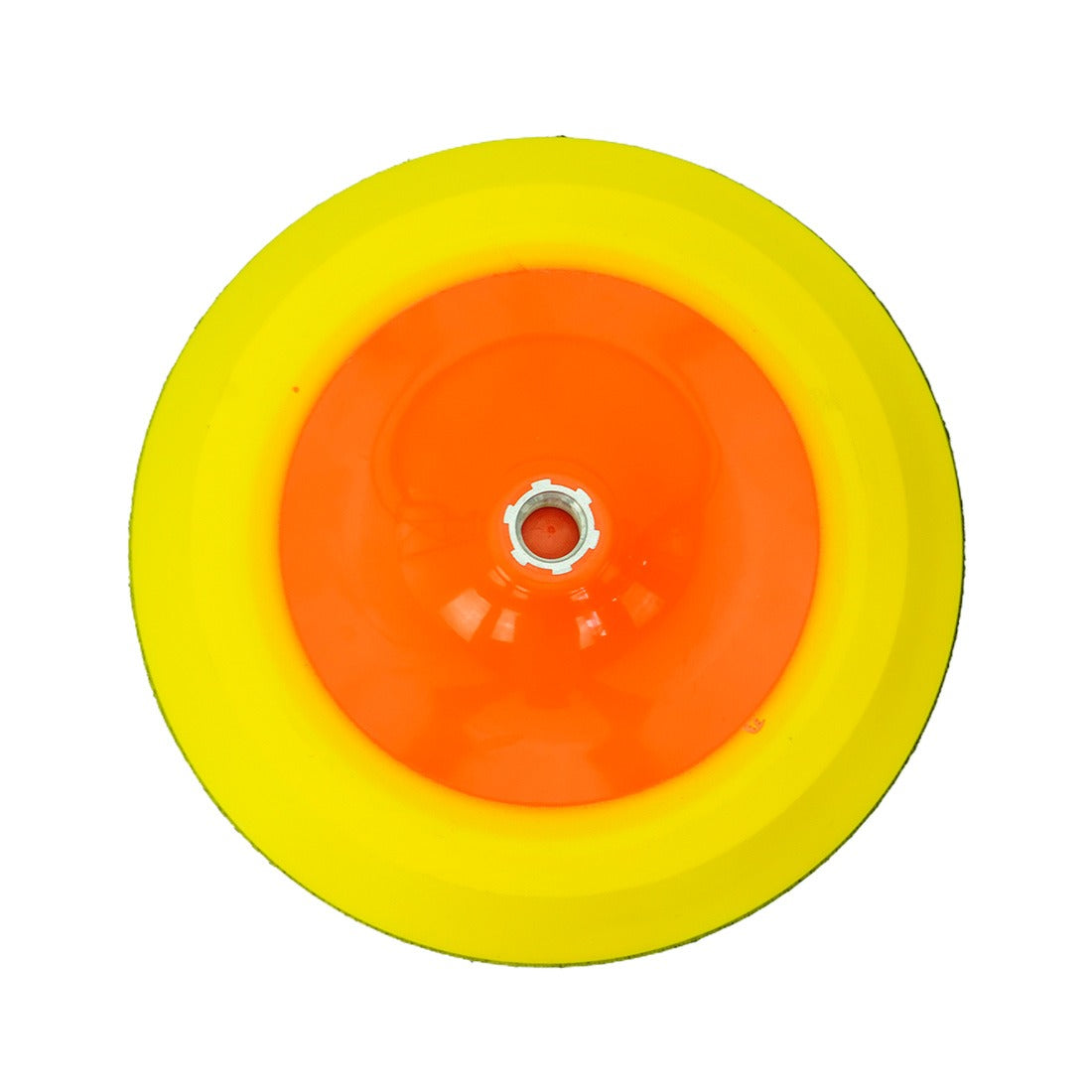 GlassRenu Yellow Backing Pad - 8 Inch Top View