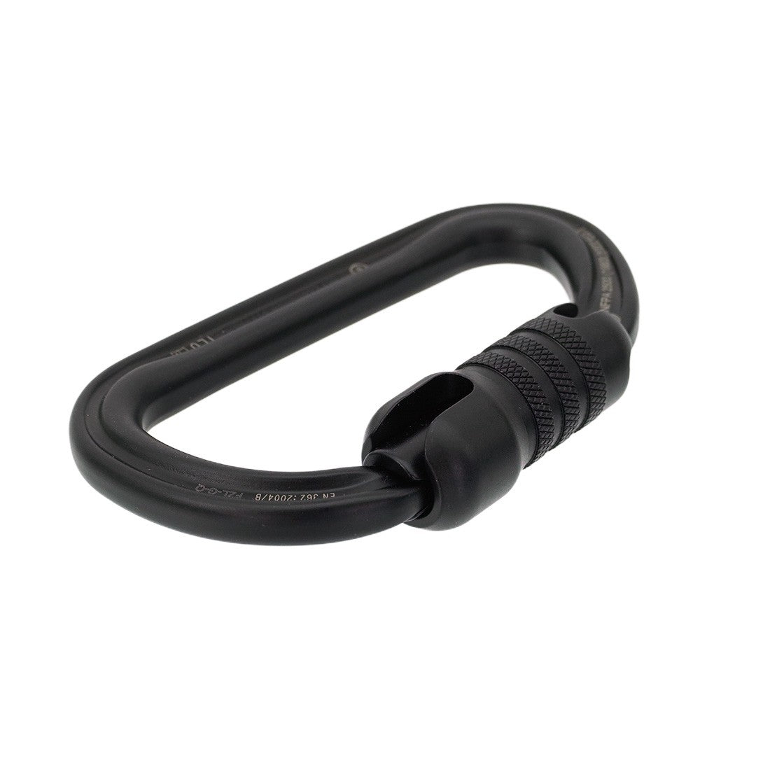 Petzl Bm'D Carabiner Black Top Right Angle View