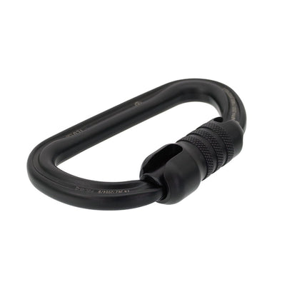 Petzl Bm'D Carabiner Black Top Right Angle View