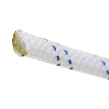 New England Rope KM III 5/8 Inch White 600 Foot - End View