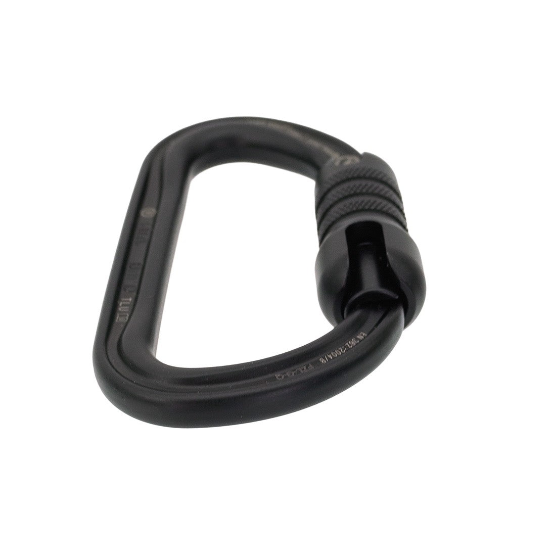 Petzl Bm'D Carabiner Black Top Angle View