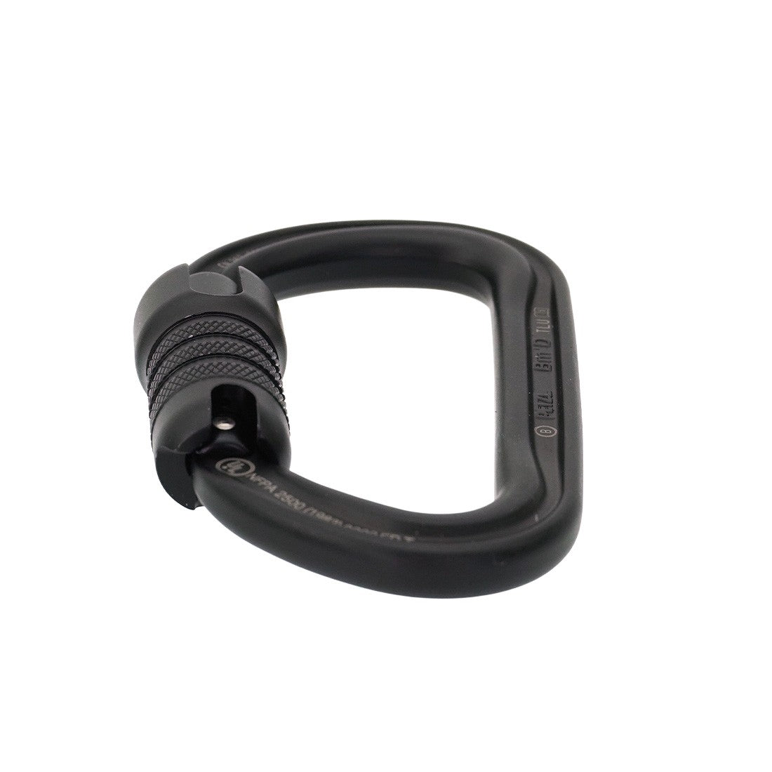 Petzl Bm'D Carabiner Black Bottom Angle View
