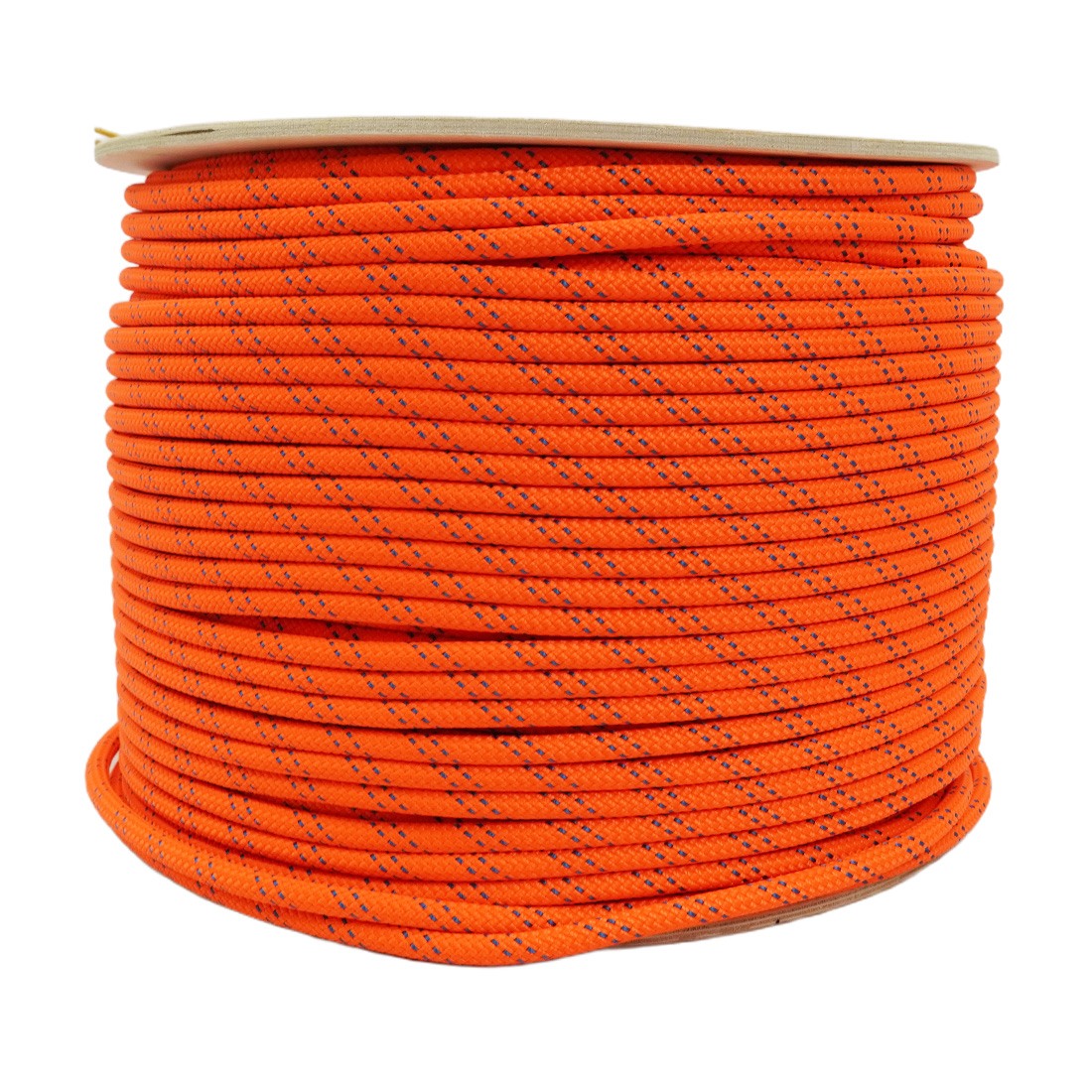 New England Rope KM III Orange/Blue Tracer 7_16 Inch 1200 Foot - Main View