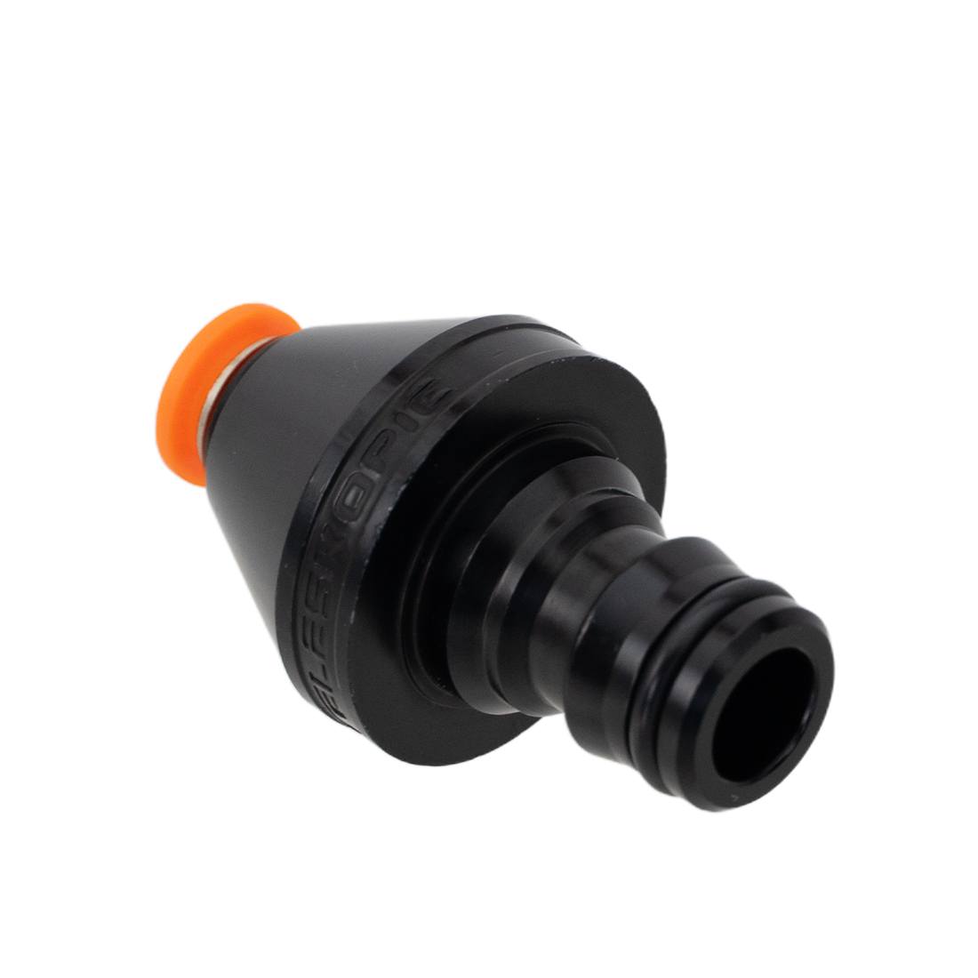 XERO Premium Push Fit to Garden Hose Quick Connect Male - 5/16 Inch Back Angle View