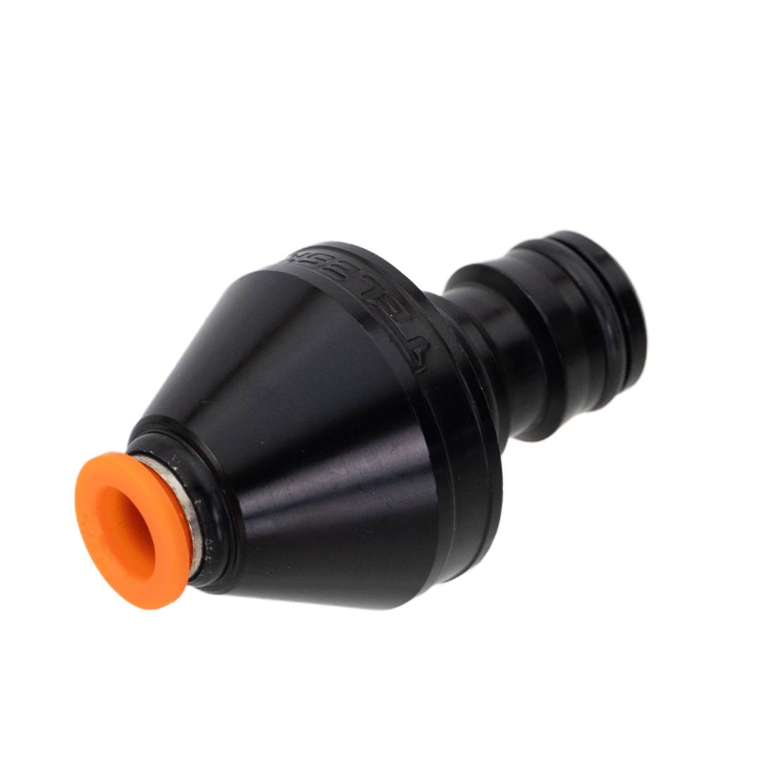 XERO Premium Push Fit to Garden Hose Quick Connect Male - 5/16 Inch Front Angle View