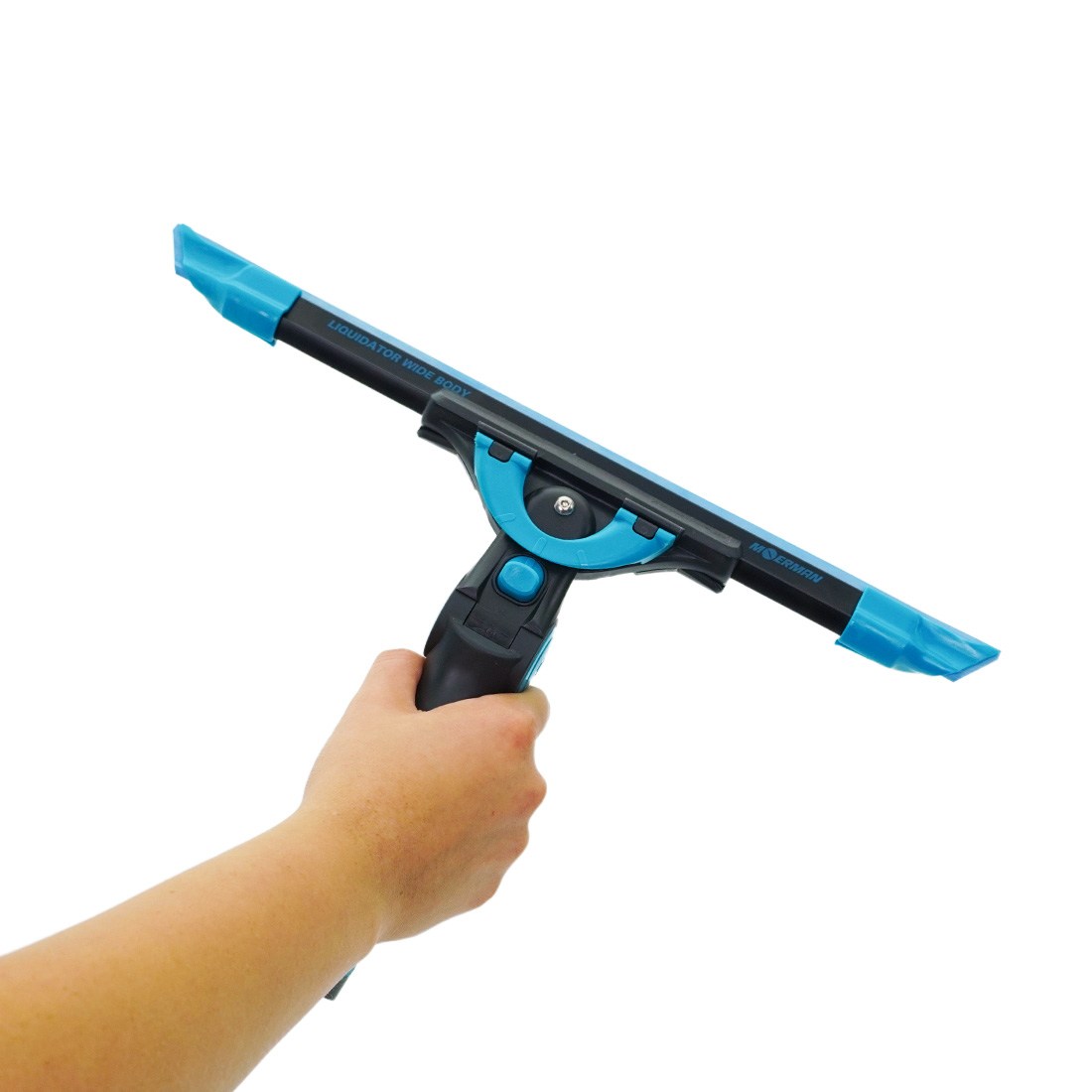 Moerman Wide Body Liquidator Squeegee Complete Hand View