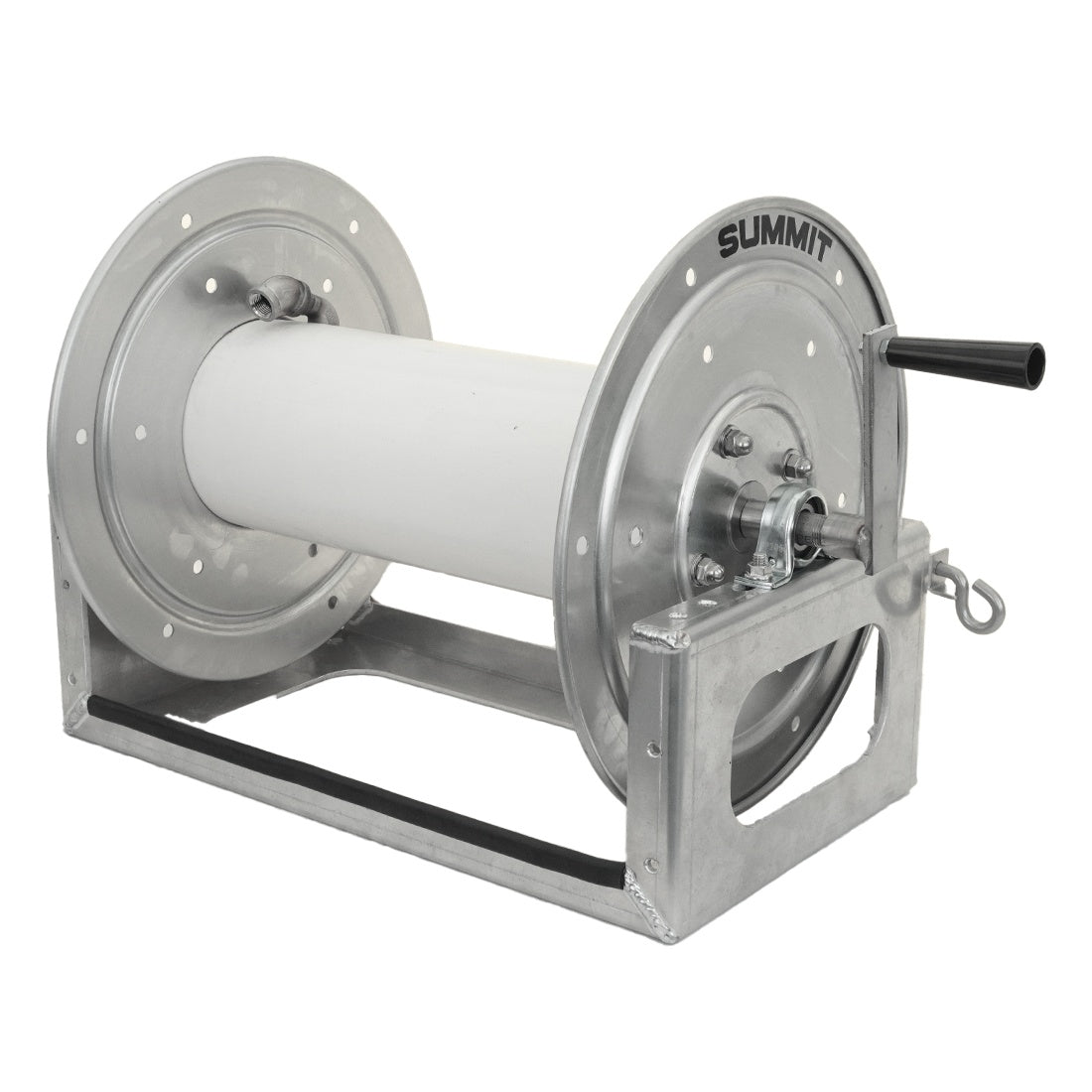 Summit SM Series - Aluminum Hose Reel with 1/2 Inch Inlet 18  Right Angle View