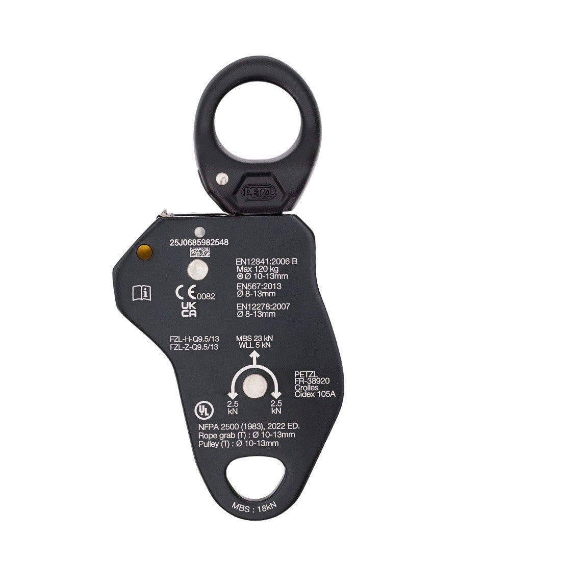 Petzl PRO TRAXION Capture Pulley Back View