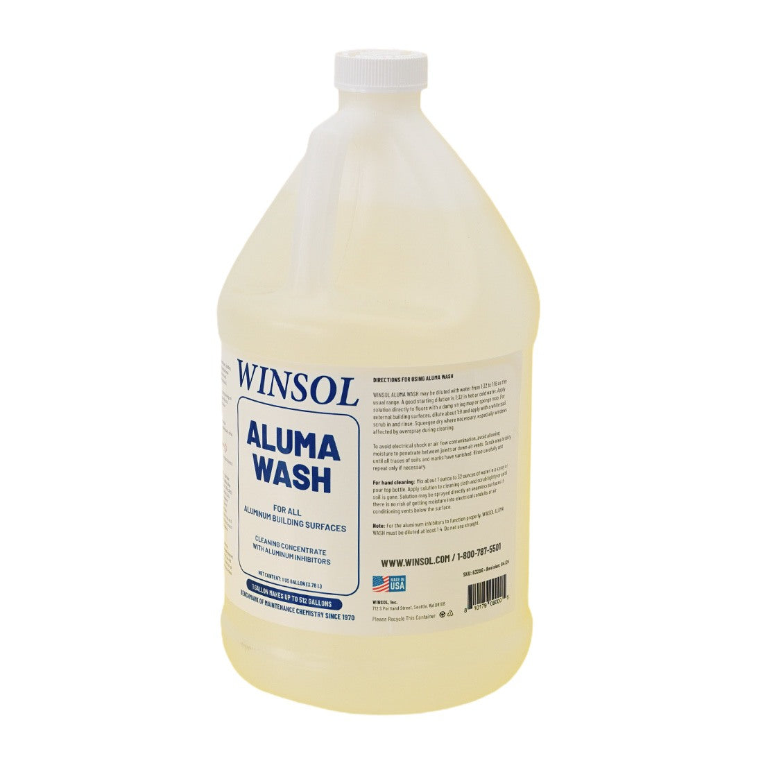 Winsol Aluma Wash Cleaner Right Angle View