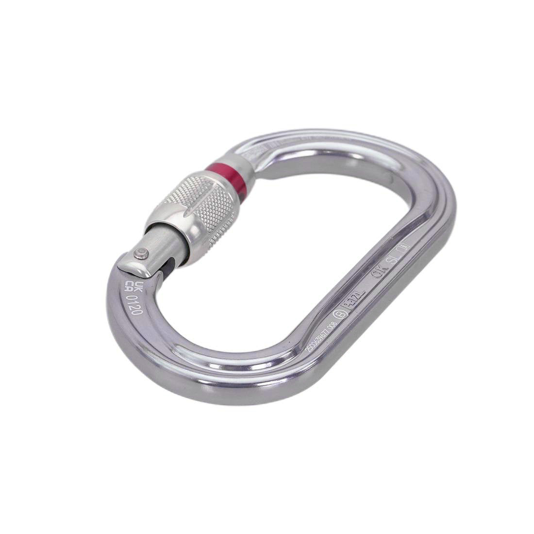 Petzl OK Screw-Lock Carabiner Angle View