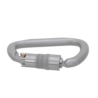 KONG XL Carbon Steel Carabiner - Twist Lock ANSI Front Top Angle View