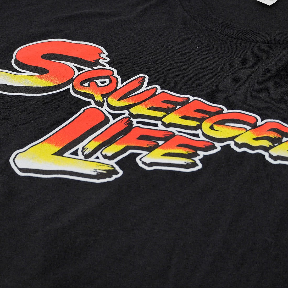 Squeegee Life Squeegee Fighter Design T-Shirt Flat View