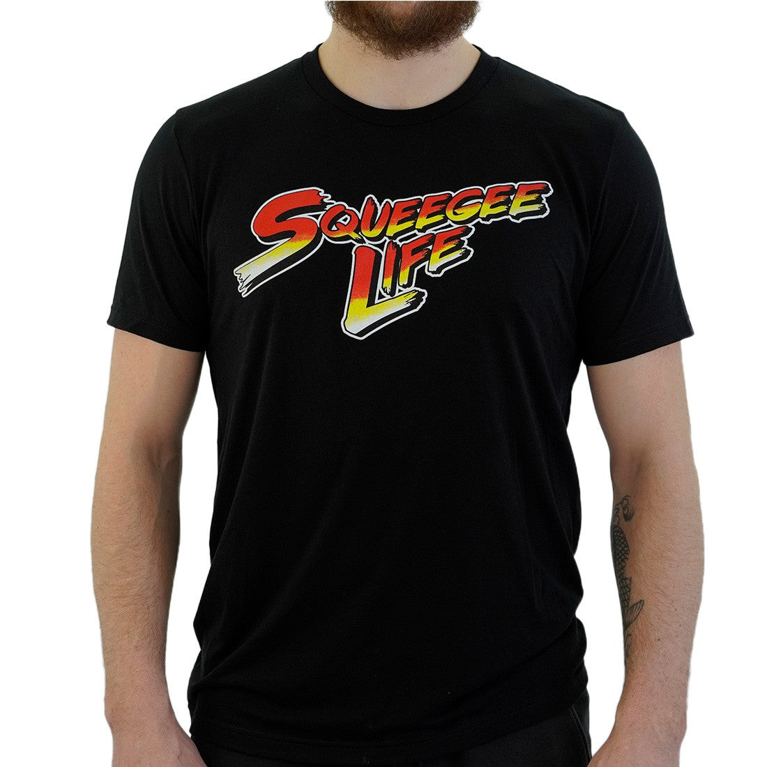 Squeegee Life Squeegee Fighter Design T-Shirt Front View
