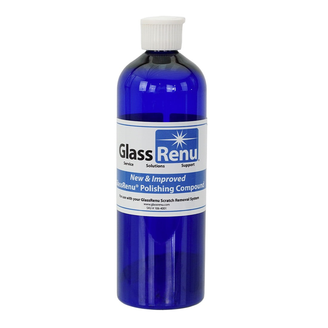 GlassRenu Professional Grade Scratch Removal System Bottle View